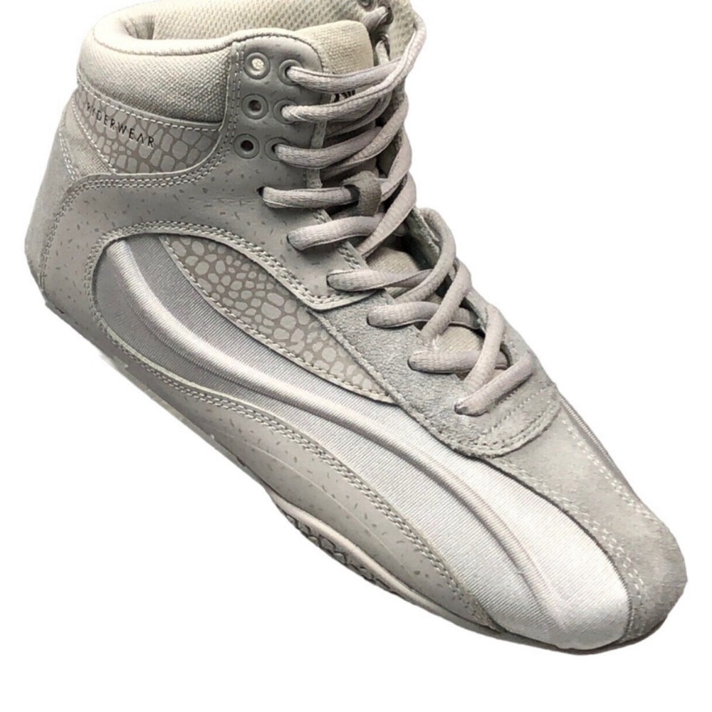 Ryderwear D-Mak Weightlifting Shoe Mens Size 6 Gray Leather Gym Training Boxing